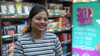 Monginis franchise operator video from Virar